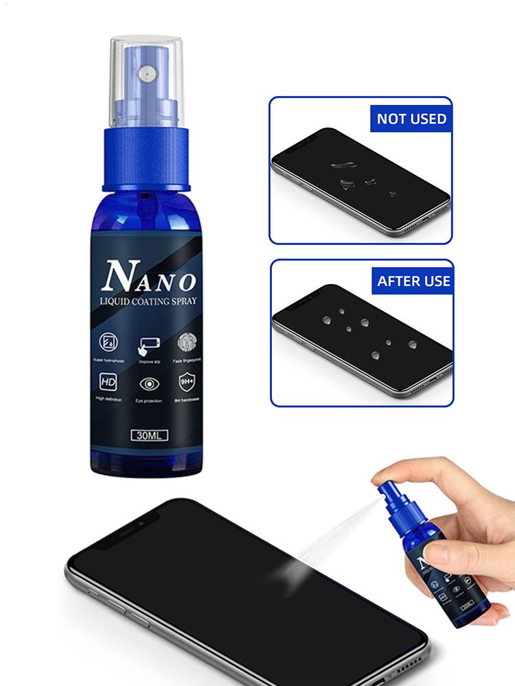 Oleophobic Coating Spray - 液体スクリーンプロテクター スプレー スクリーン 疎水性コーティング 保護フィルム 傷防止