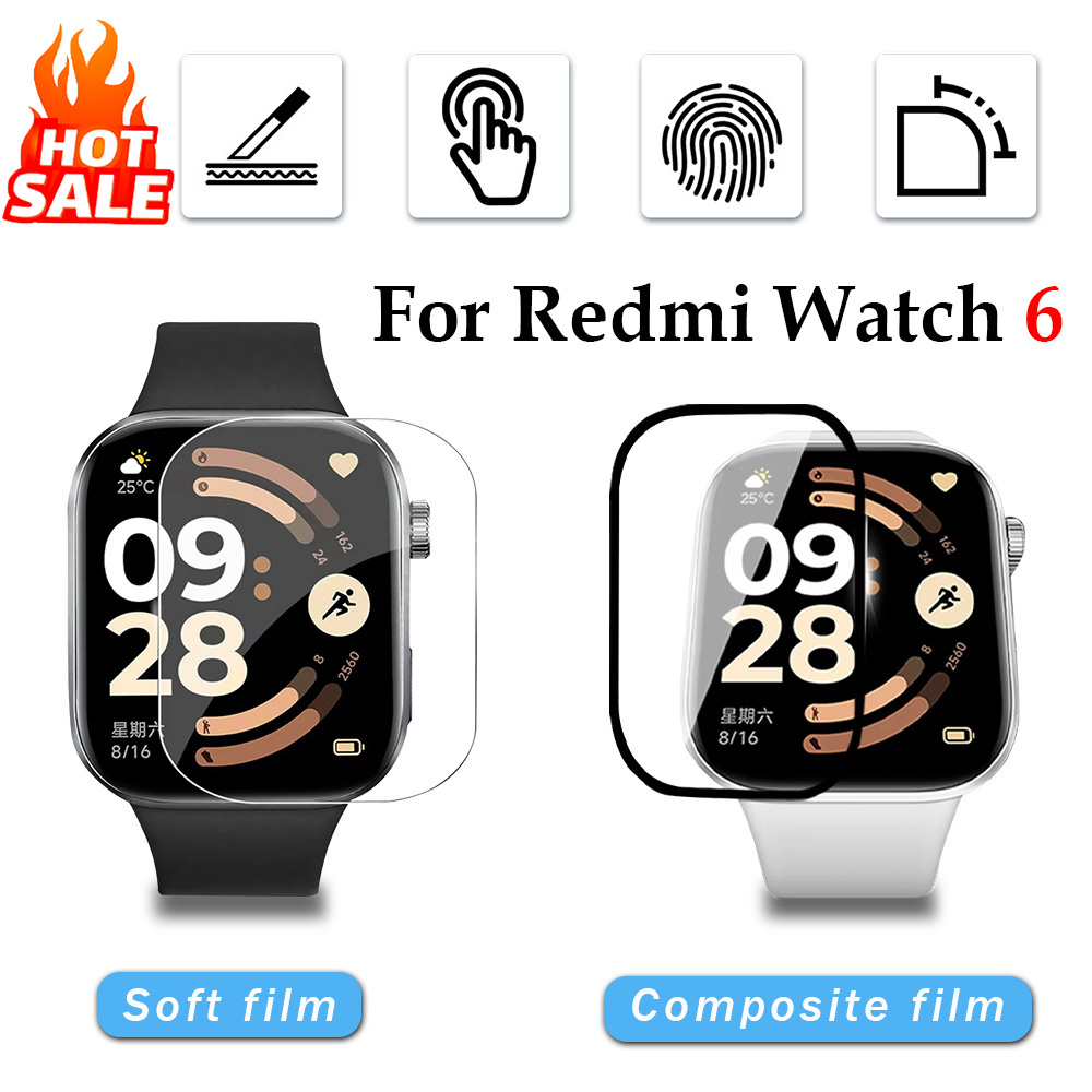 Smartwatch Screen Film - 1-5 個のソフトフィルム Xiaomi Redmi Watch 6