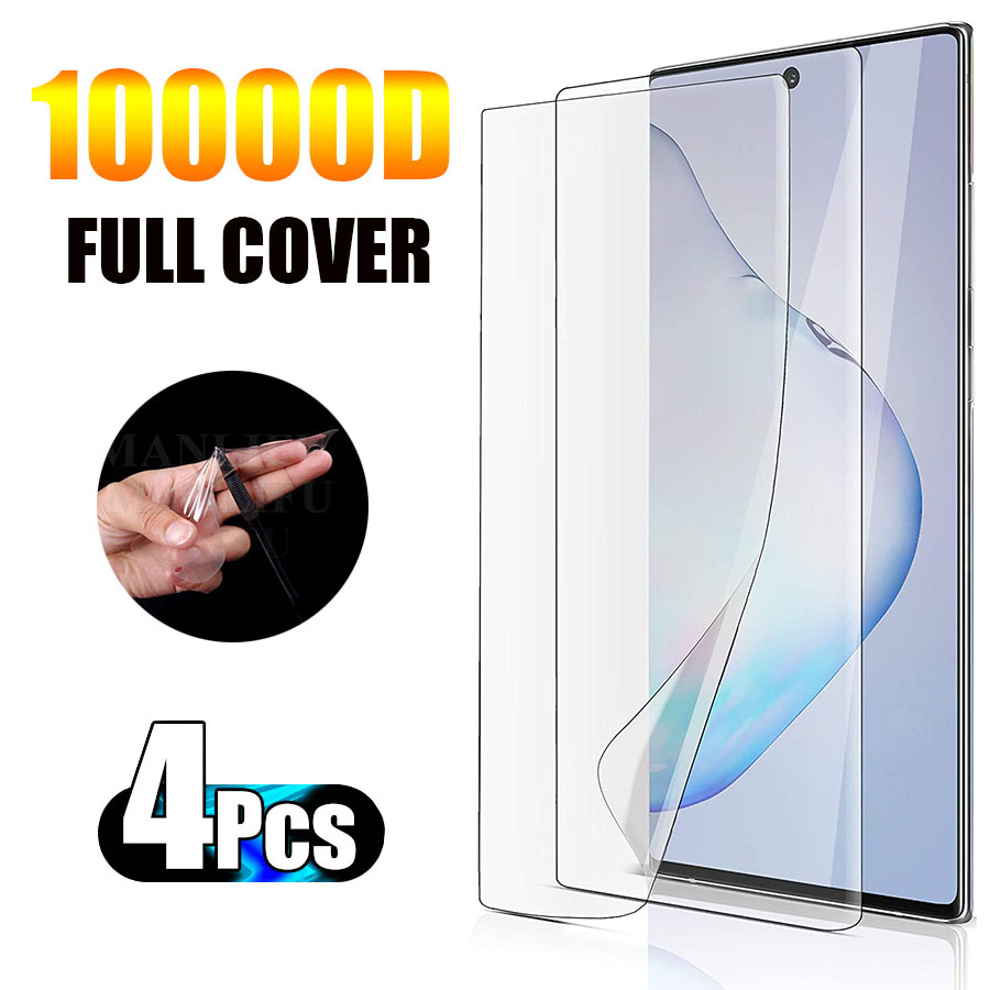 Flexible Tpu Film - 4個フルカバーヒドロゲルサムスンS8 + S10 + S9プラス柔軟なtpuスクリーンプロテクターサムスン注10プラス注9注8
