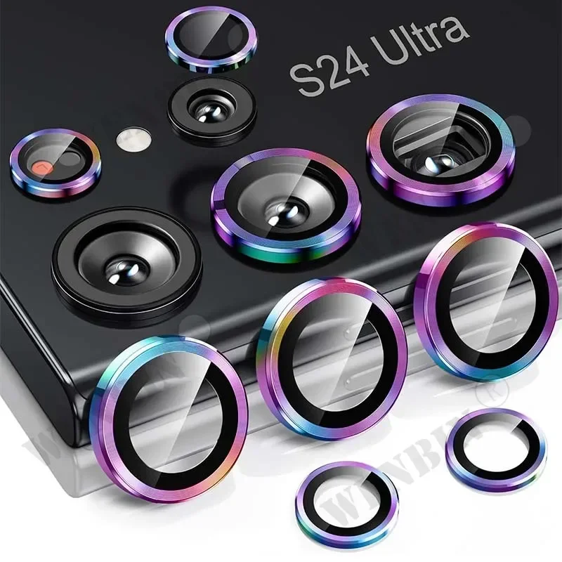 Tempered Glass Screen 9H - 2 個カメラレンズプロテクターサムスン S25 S24 ウルトラプラス A56