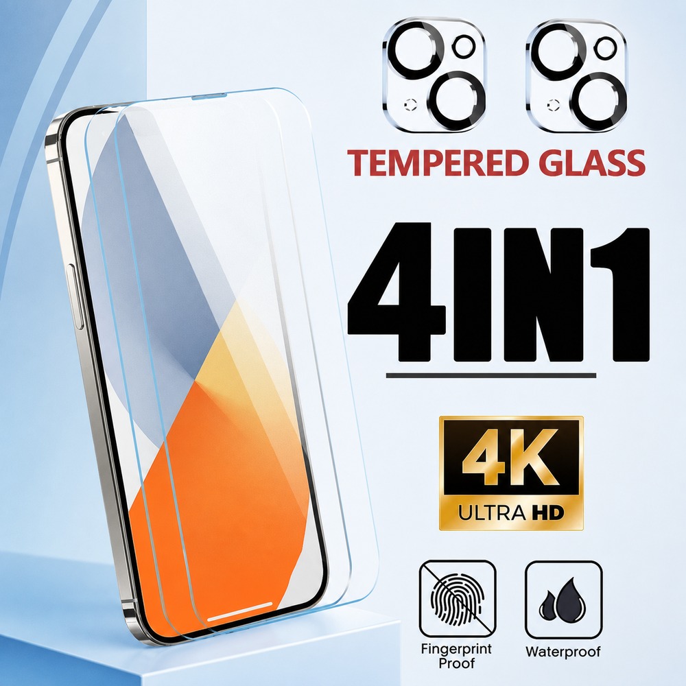Realme Gt 6 - 2+2枚入り強化ガラス Realme GT Master GT3 GT5