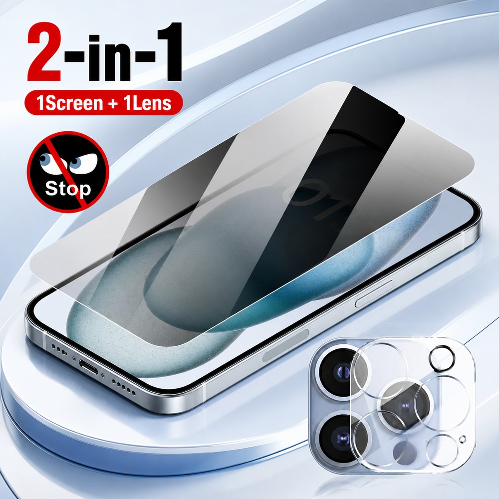 Realme Gt 6 - Realme GT Master、GT3、GT5、GT6用プライバシー強化ガラス1+1枚、Realme GT6T、7、7T、7 Pro用アンチスパイスクリーンプロテクター