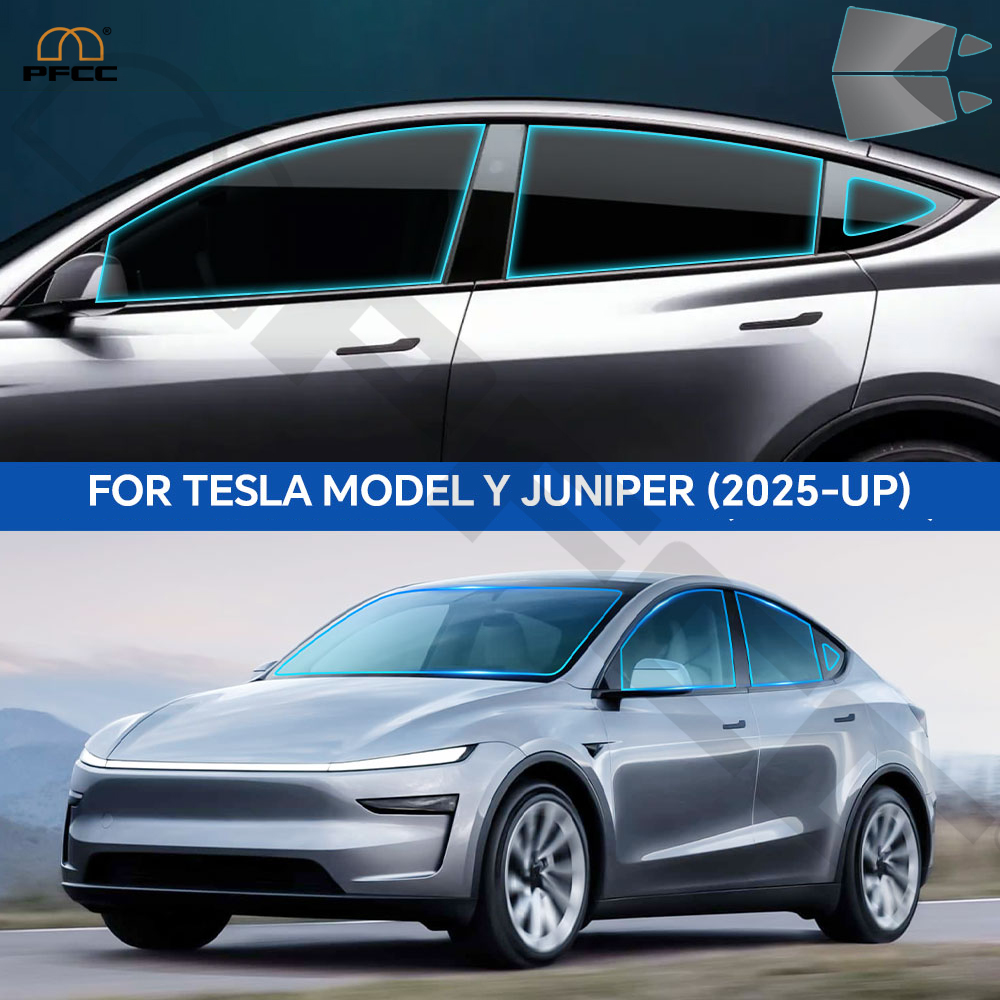 Glass Protector Auto - テスラ モデルY ジュニパー 2025 2026用 カット済み