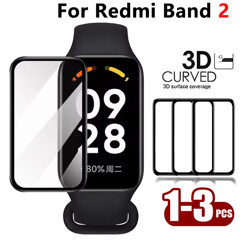 Smartwatch Screen Film - Xiaomi-スマートウォッチ用の3D複合フィルム,スマートウォッチ用のソフトTPUフィルム,1〜3個