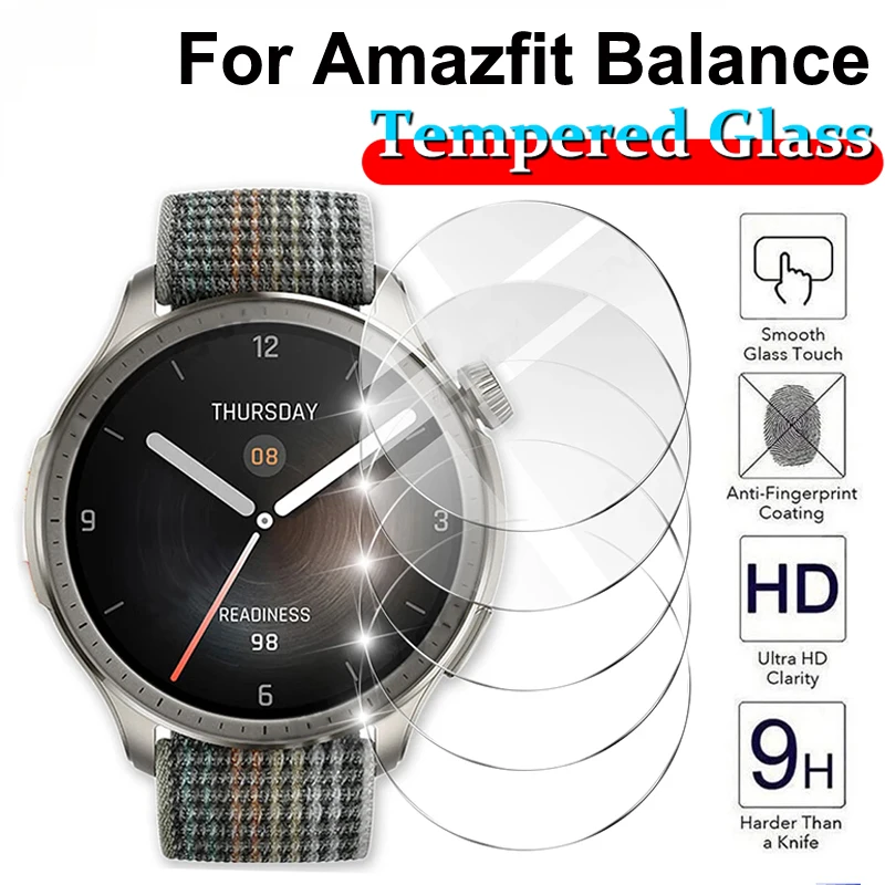 Smartwatch Screen Film - Amazfit Balance 用スクリーンプロテクター、強化ガラス、スマートウォッチスクリーンプロテクター、9H、2.5D フィルム