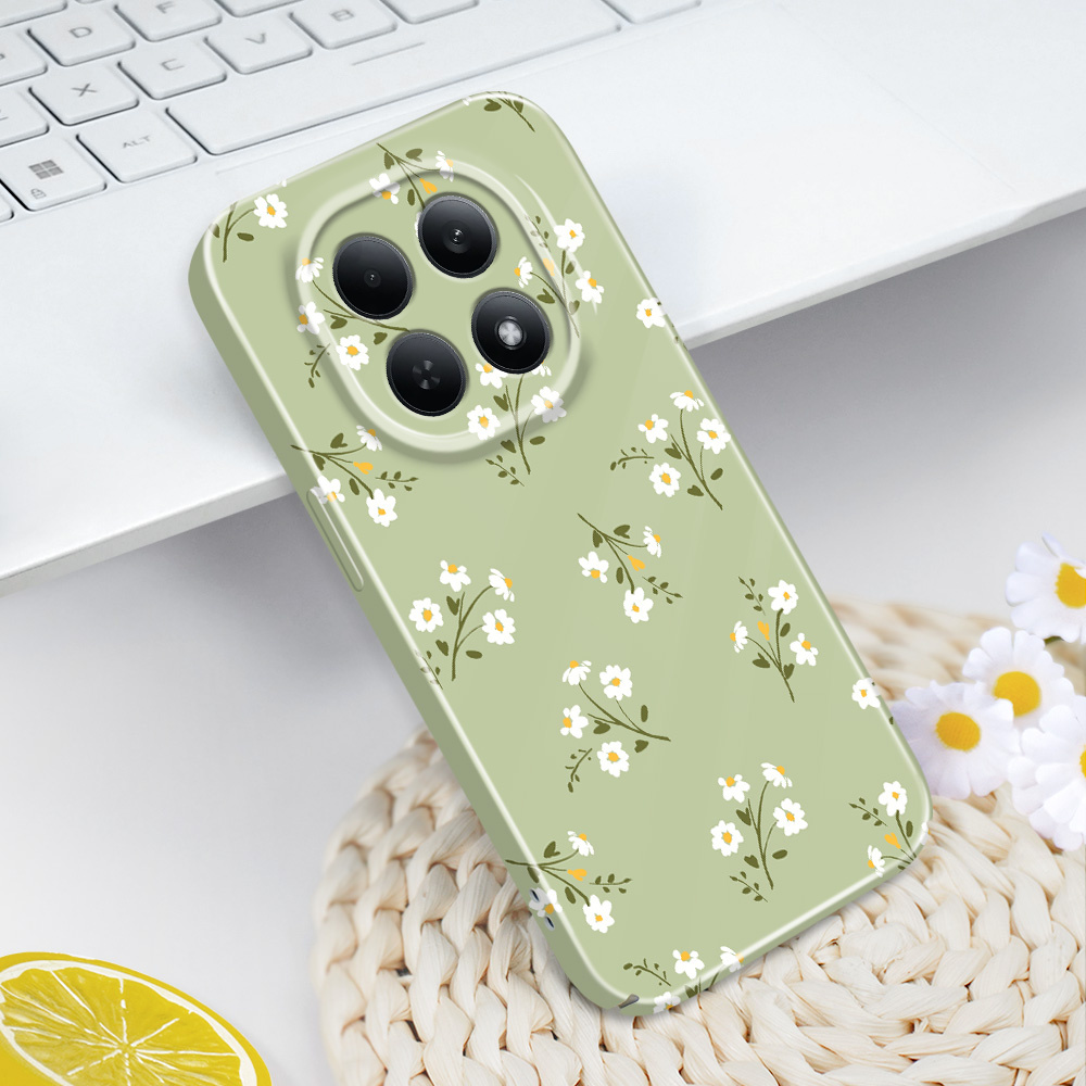Xiaomi Redmi Note 14 - スターフラワー柄スマホケース Xiaomi Redmi Note 15 14