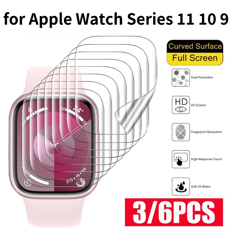 Smartwatch Screen Film - 6枚入り Apple Watch Series 11 10