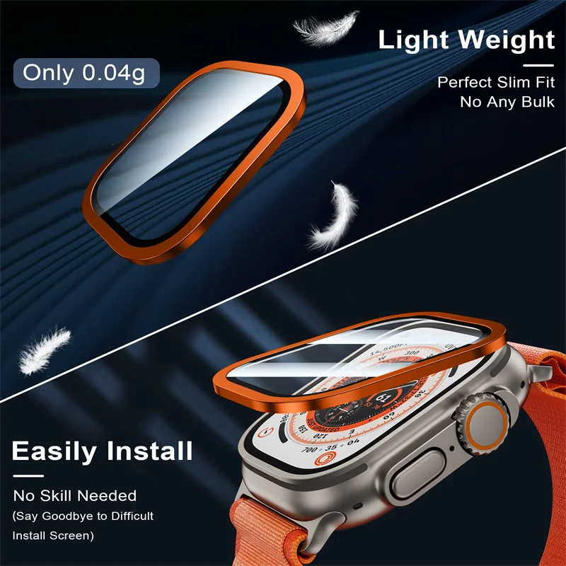 Apple Watch Ultra 用強化ガラス 49mm  - Smartwatch Screen Film のレビューと価格