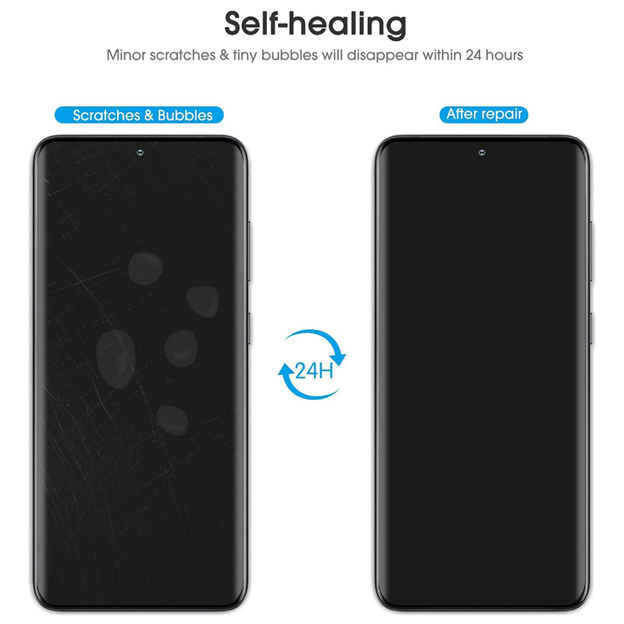 4個フルカバーヒドロゲルサムスンS8 + S10 + S9プ - Flexible Tpu Film のレビューと価格
