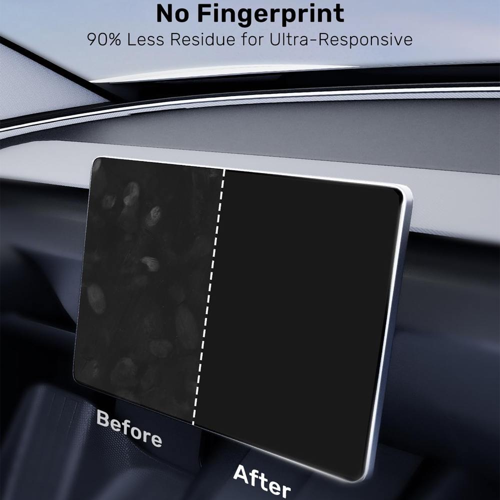 テスラ モデル3/モデルY アクセサリー 2024 2025 - Tempered Glass Screen 9H のレビューと価格