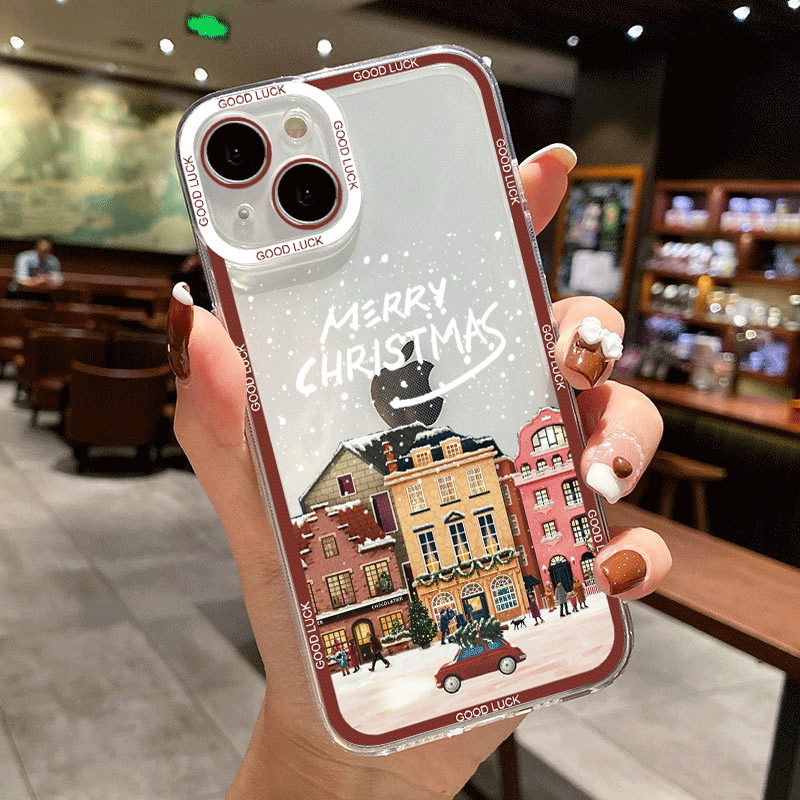冬の新年 クリスマス 街並み 風景 スマホケース Xiaom - Xiaomi Redmi Note 14 のレビューと価格