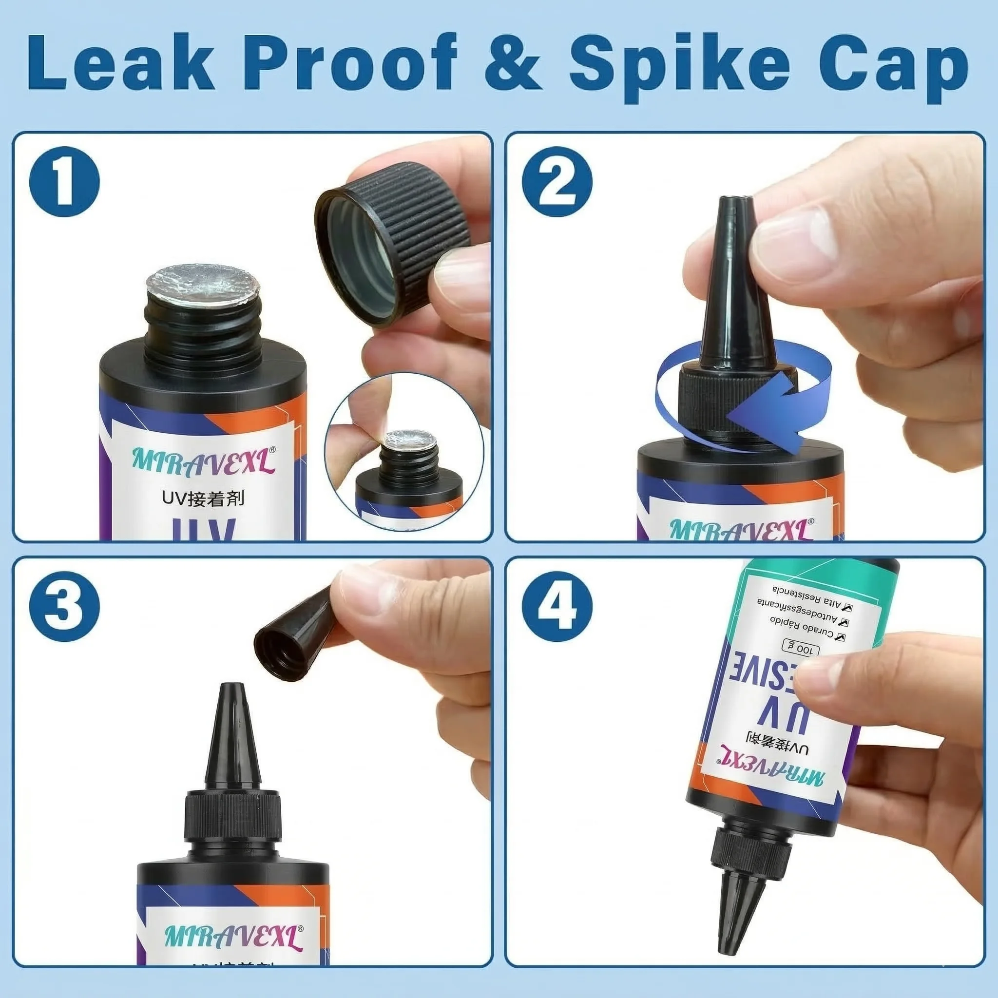 アップグレードされたUVレジンキット、USBライト付き、高速 - Liquid Uv Glue Kit のレビューと価格