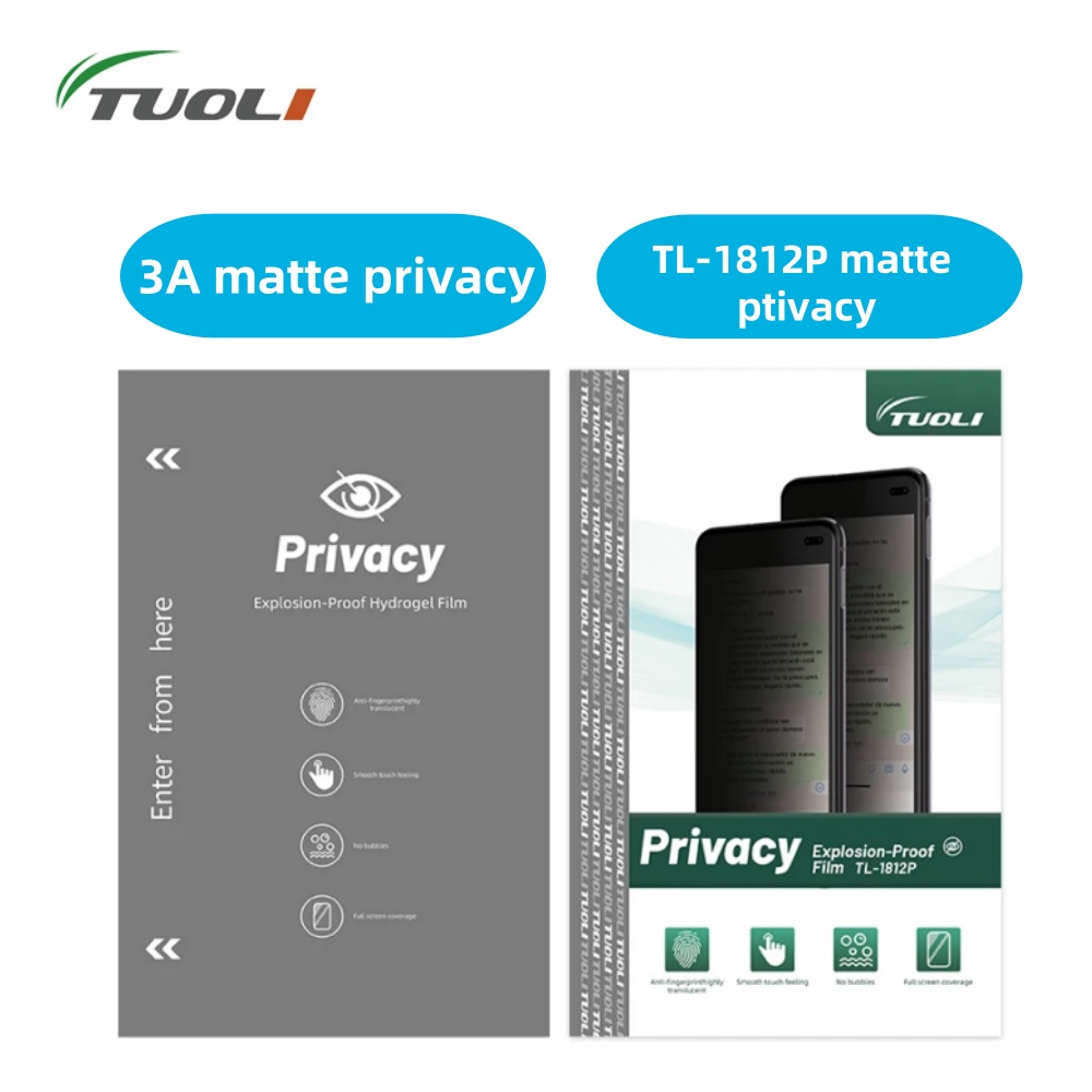 Tuoli-マットプライバシーヒドロゲルフィルムスクリーン, - Screen Protector Cutter のレビューと価格
