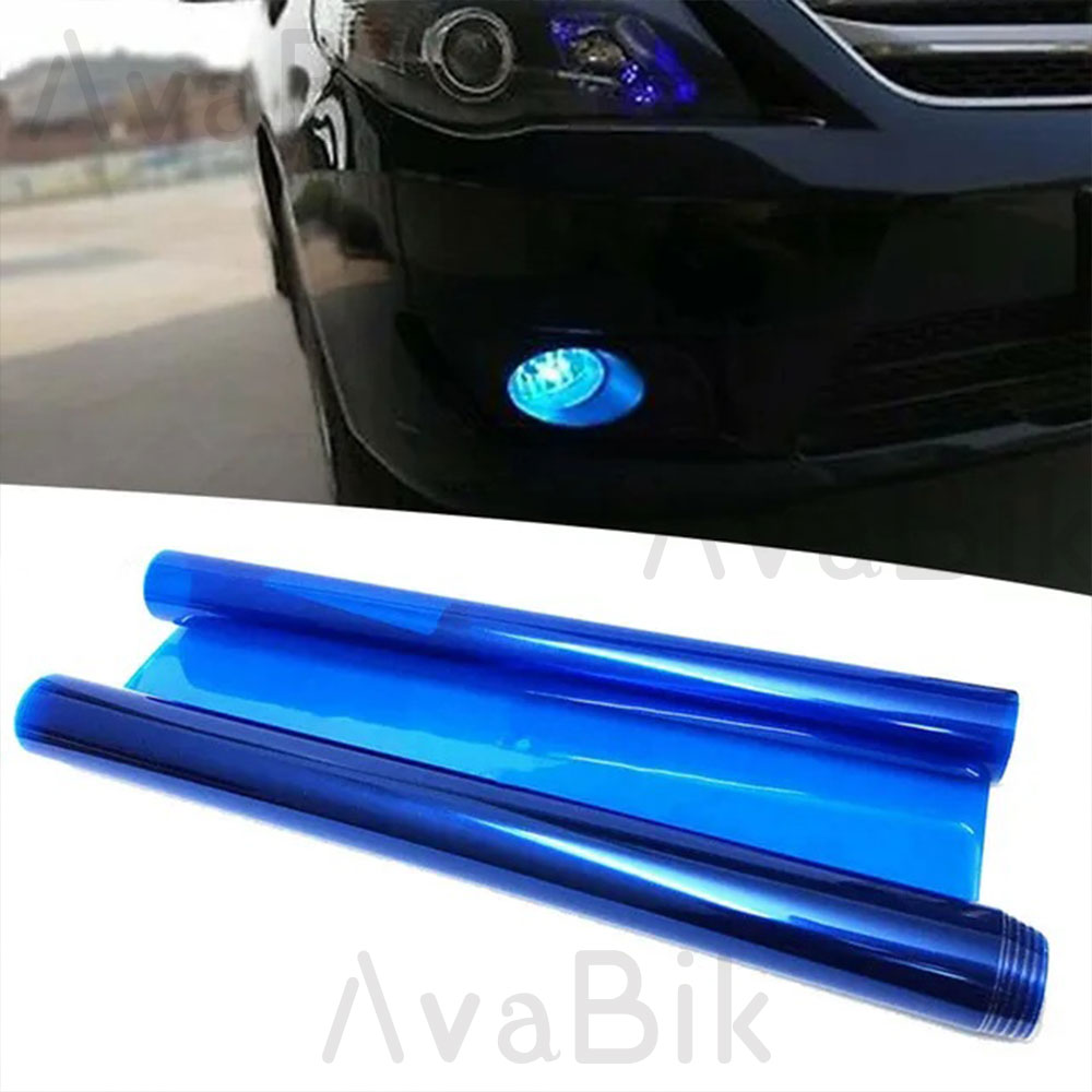 30 センチメートル車のヘッドライトブルーティントフィルム  - Anti Blue Light Film のレビューと価格