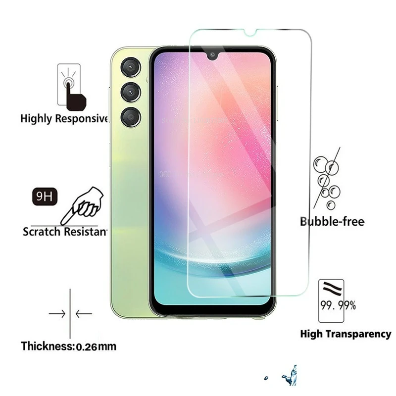 4 個保護ガラスサムスンギャラクシー A24 4 グラムスク - Screen Protector Cutter のレビューと価格